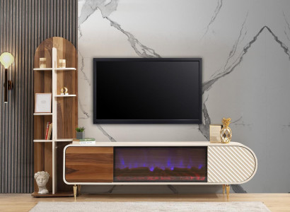 TV Ständer RTV Lowboard Regale Sideboard Tisch Modern Weiß Luxus Neu
